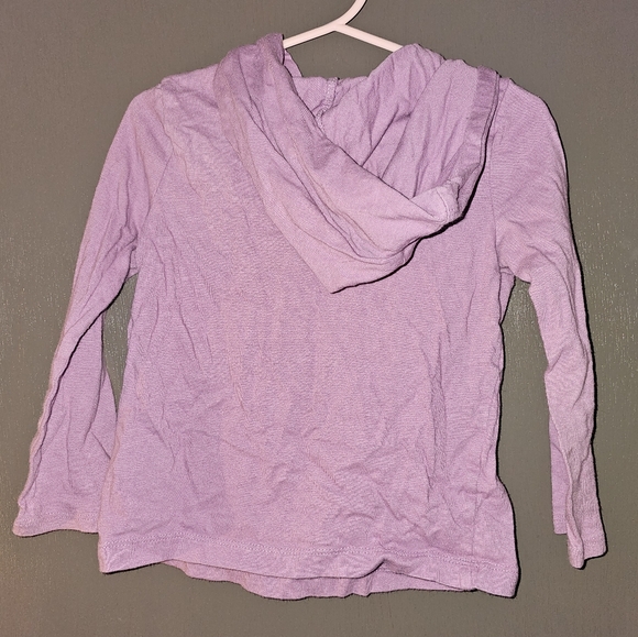 3 For $10 Carter's Lavender Fox Hoodie - Picture 3 of 3